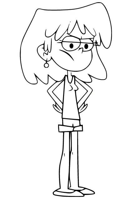 Desenhos de The Loud House Para Colorir 28