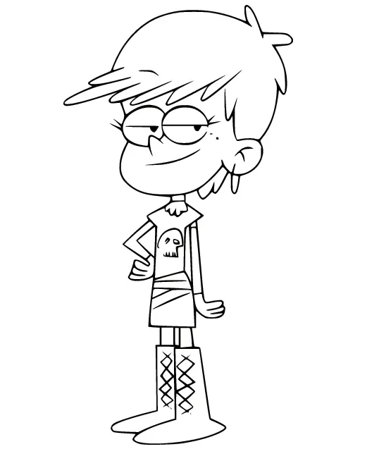 Desenhos de The Loud House Para Colorir 44