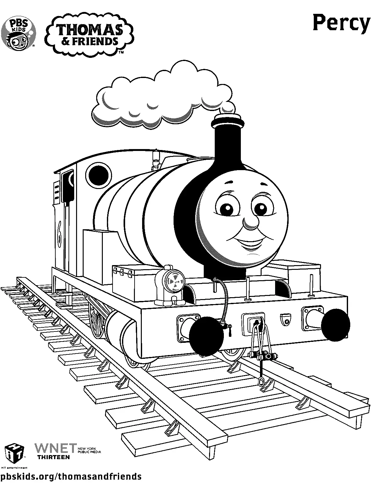 Desenhos de Thomas e seus amigos Para Colorir 11