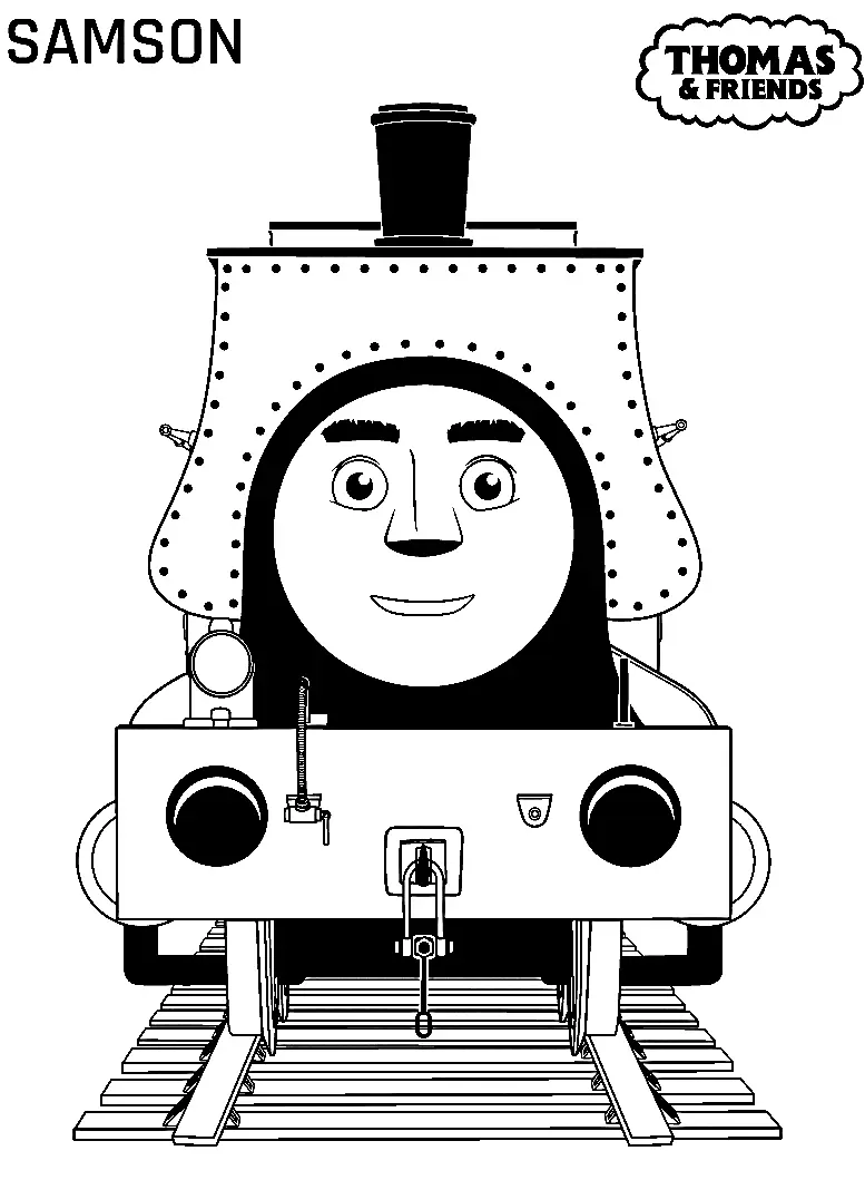 Desenhos de Thomas e seus amigos Para Colorir 13