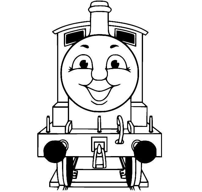 Desenhos de Thomas e seus amigos Para Colorir 15