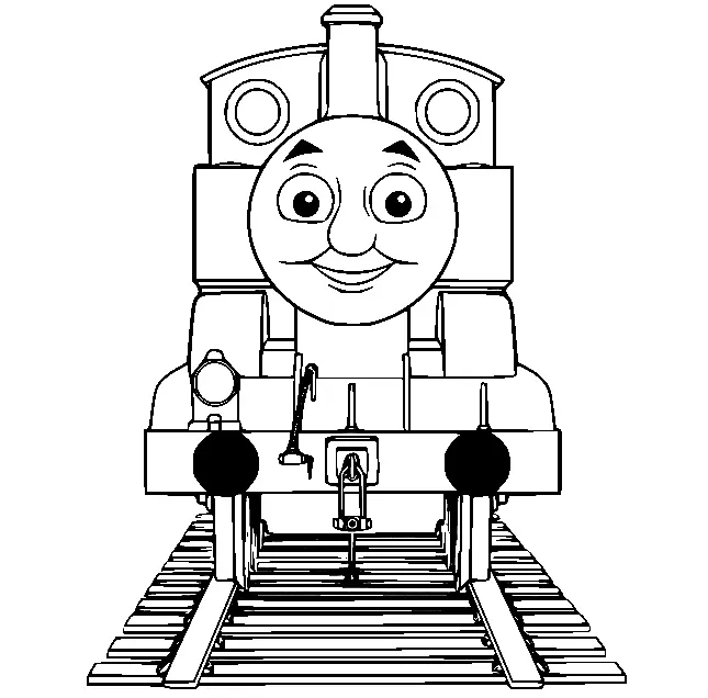 Desenhos de Thomas e seus amigos Para Colorir 16