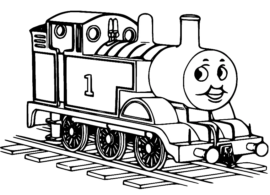 Desenhos de Thomas e seus amigos Para Colorir 17