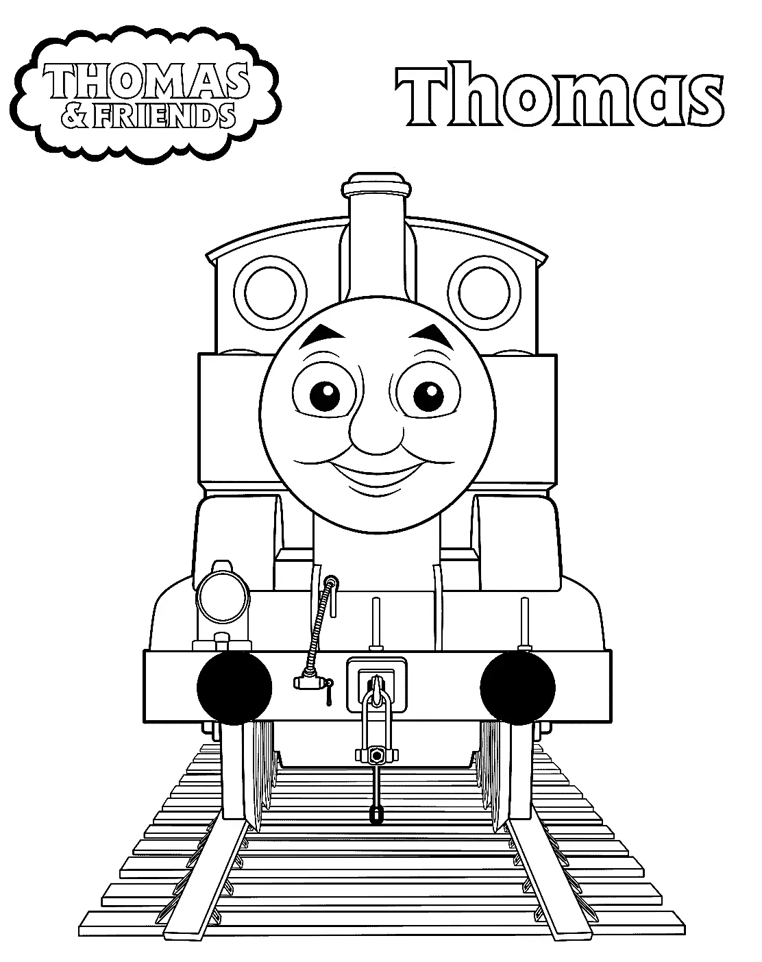 Desenhos de Thomas e seus amigos Para Colorir 20