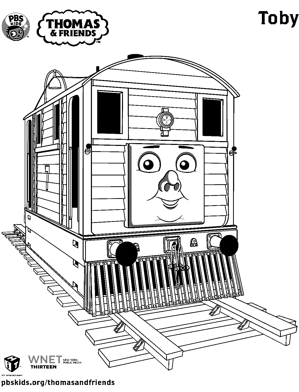 Desenhos de Thomas e seus amigos Para Colorir 21