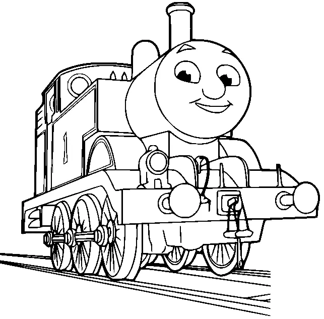 Desenhos de Thomas e seus amigos Para Colorir 23