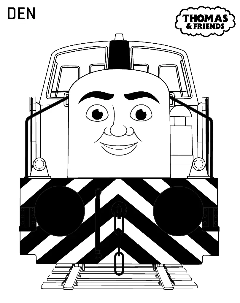 Desenhos de Thomas e seus amigos Para Colorir 25