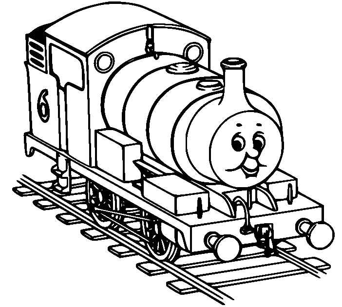 Desenhos de Thomas e seus amigos Para Colorir 26