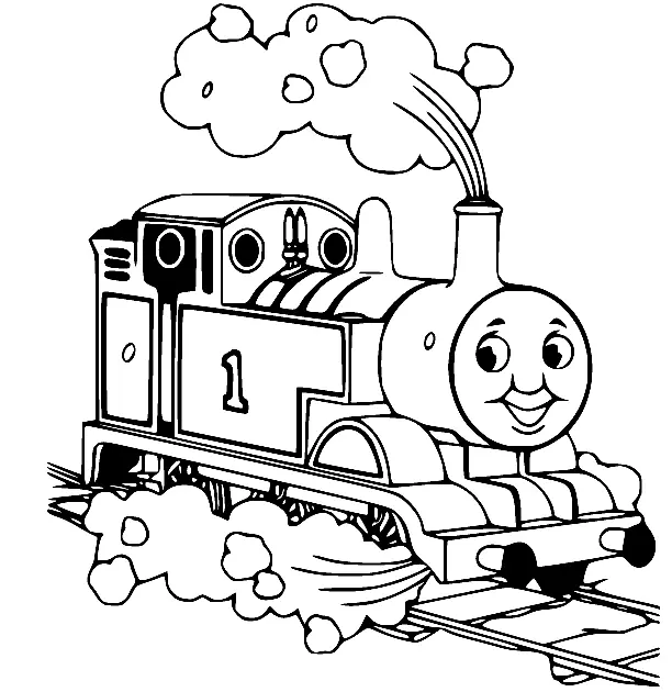 Desenhos de Thomas e seus amigos Para Colorir 27