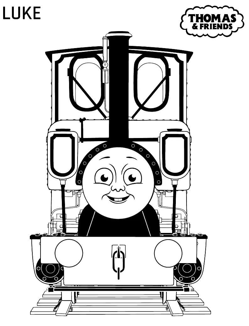 Desenhos de Thomas e seus amigos Para Colorir 30