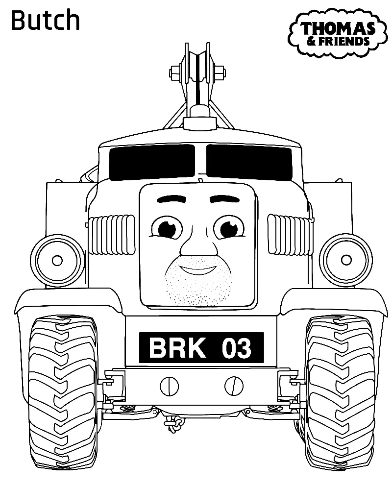 Desenhos de Thomas e seus amigos Para Colorir 31