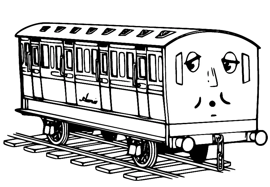 Desenhos de Thomas e seus amigos Para Colorir 33