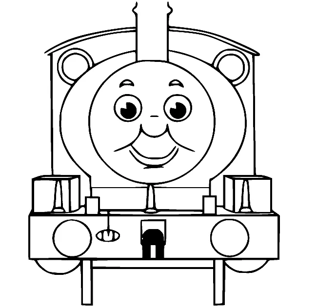 Desenhos de Thomas e seus amigos Para Colorir 34