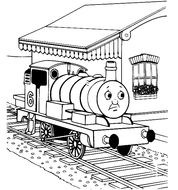 Desenhos de Thomas e seus amigos Para Colorir 36