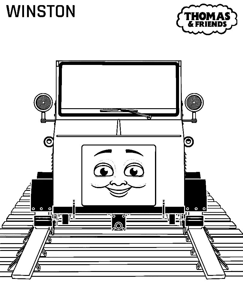 Desenhos de Thomas e seus amigos Para Colorir 37