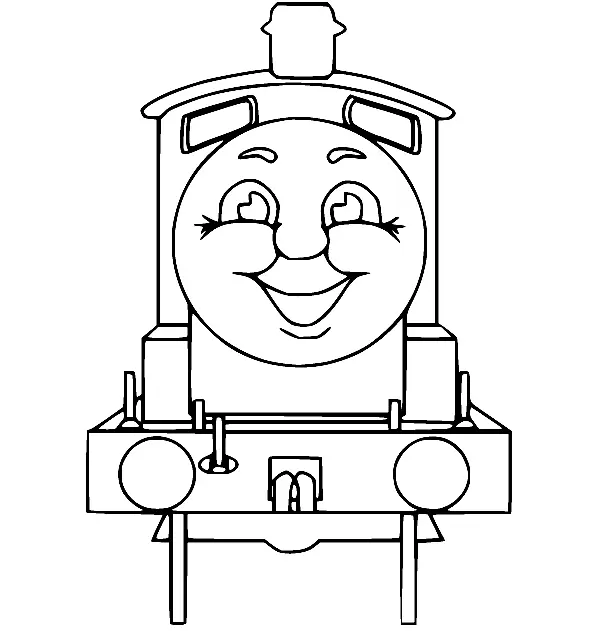 Desenhos de Thomas e seus amigos Para Colorir 44