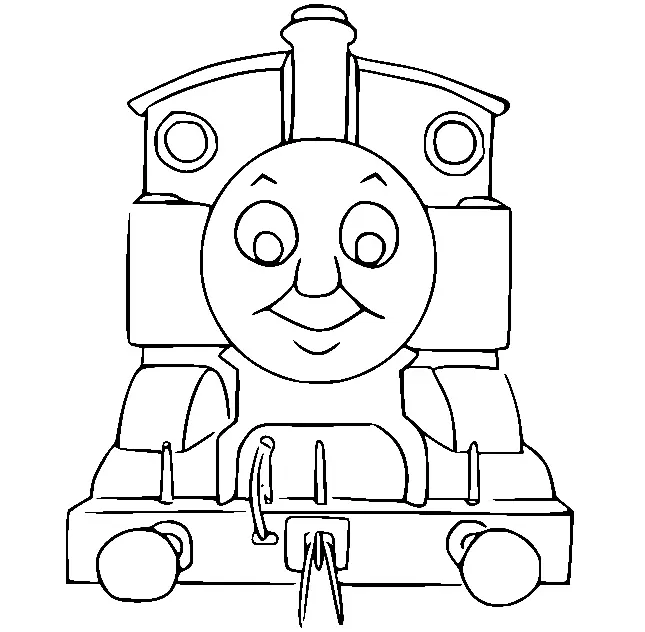 Desenhos de Thomas e seus amigos Para Colorir 7