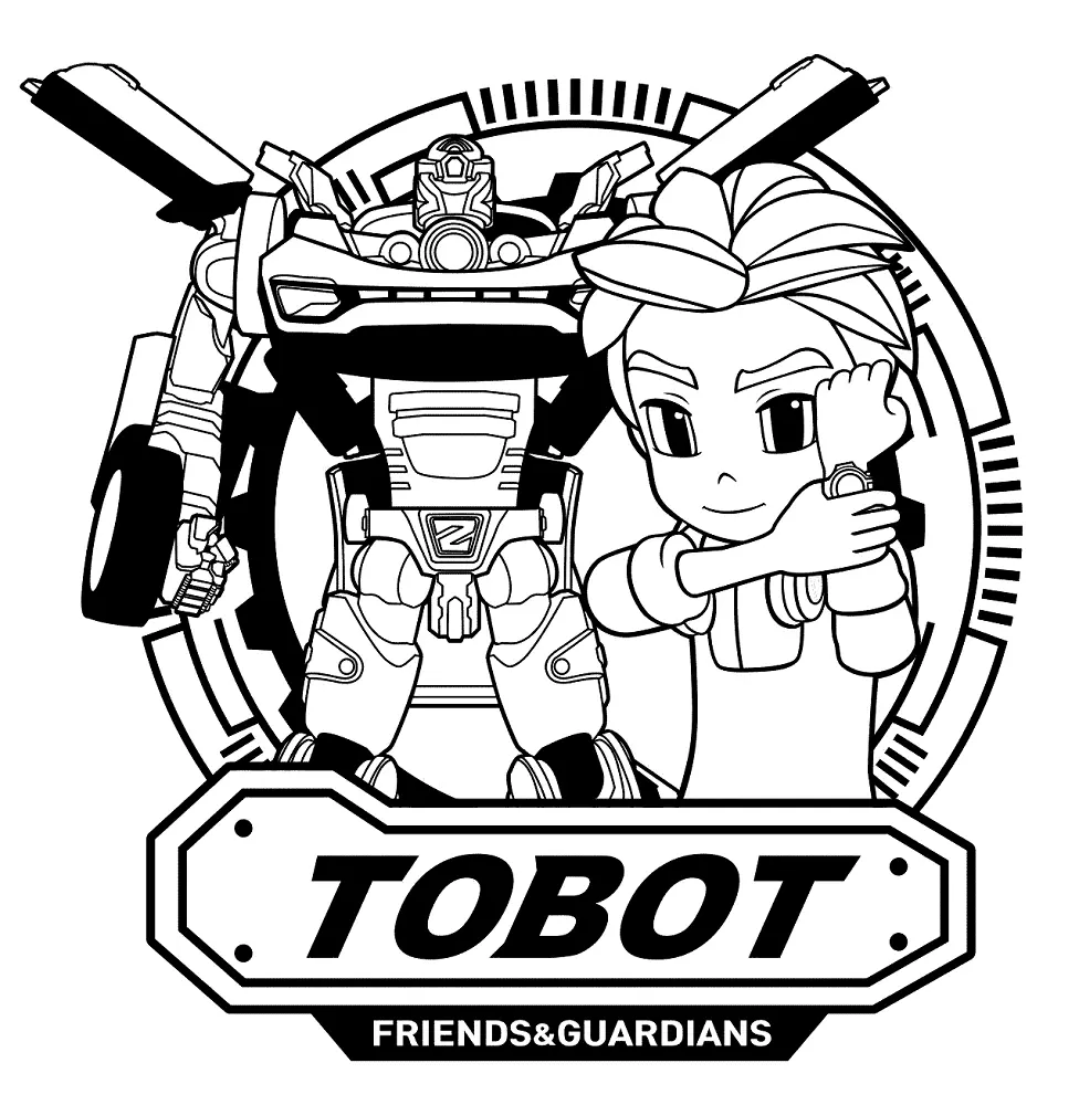 Desenhos de Tobot Para Colorir 26