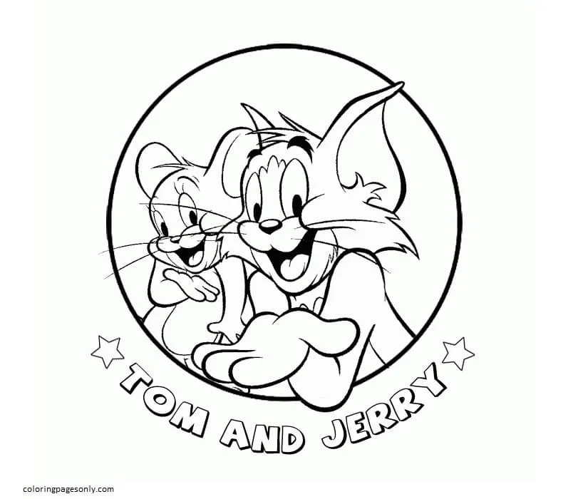 Desenhos de Tom e Jerry Para Colorir 2