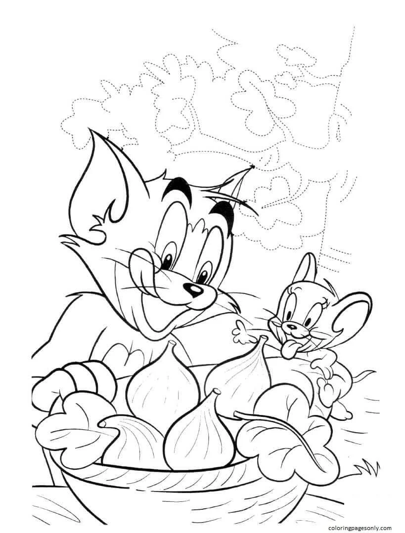 Desenhos de Tom e Jerry Para Colorir 29