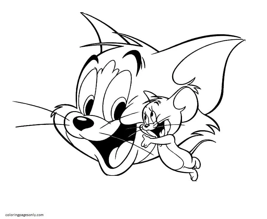 Desenhos de Tom e Jerry Para Colorir 5