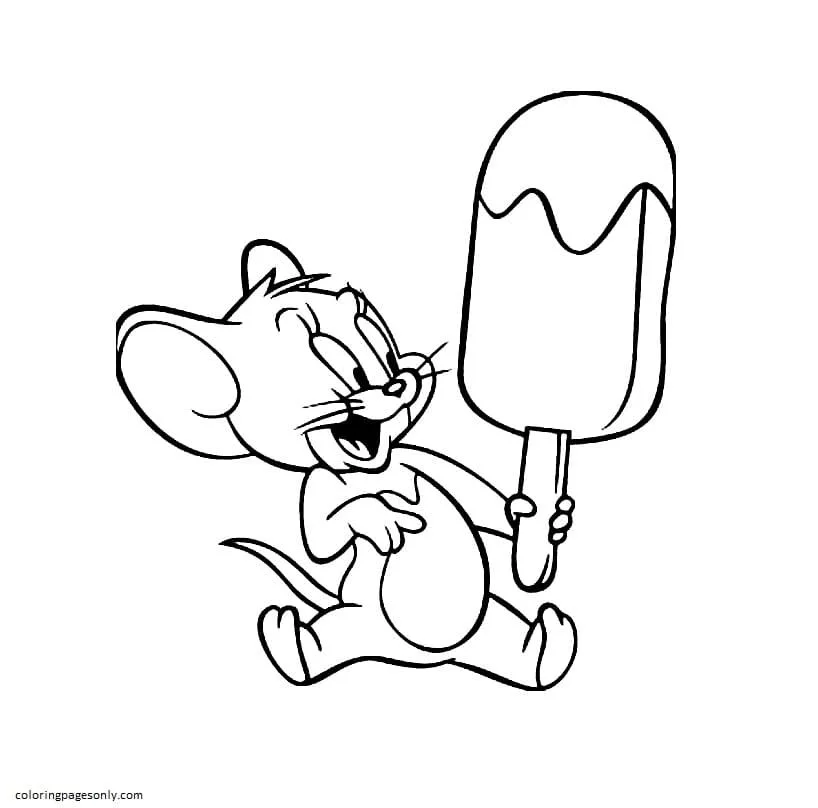 Desenhos de Tom e Jerry Para Colorir 9