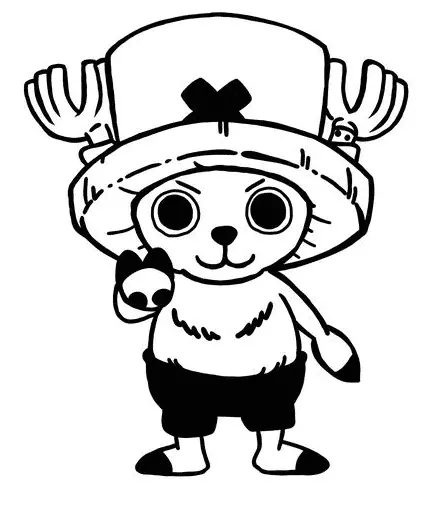 Desenhos de Tony Tony Chopper Para Colorir 13