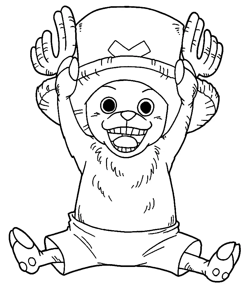 Desenhos de Tony Tony Chopper Para Colorir 15