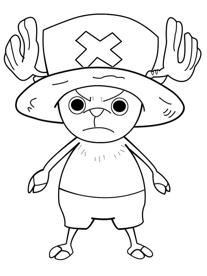 Desenhos de Tony Tony Chopper Para Colorir 22