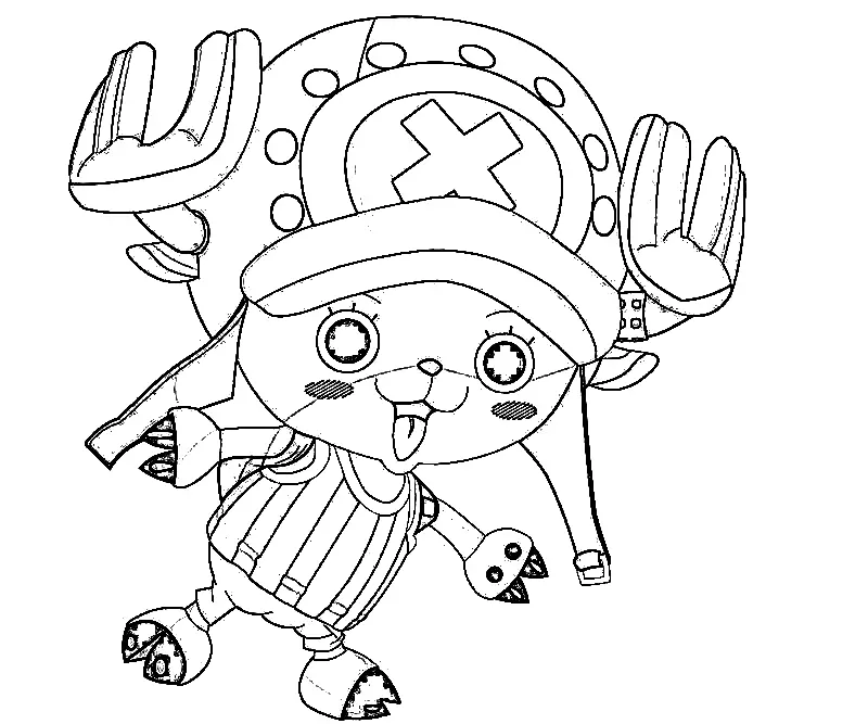 Desenhos de Tony Tony Chopper Para Colorir 27