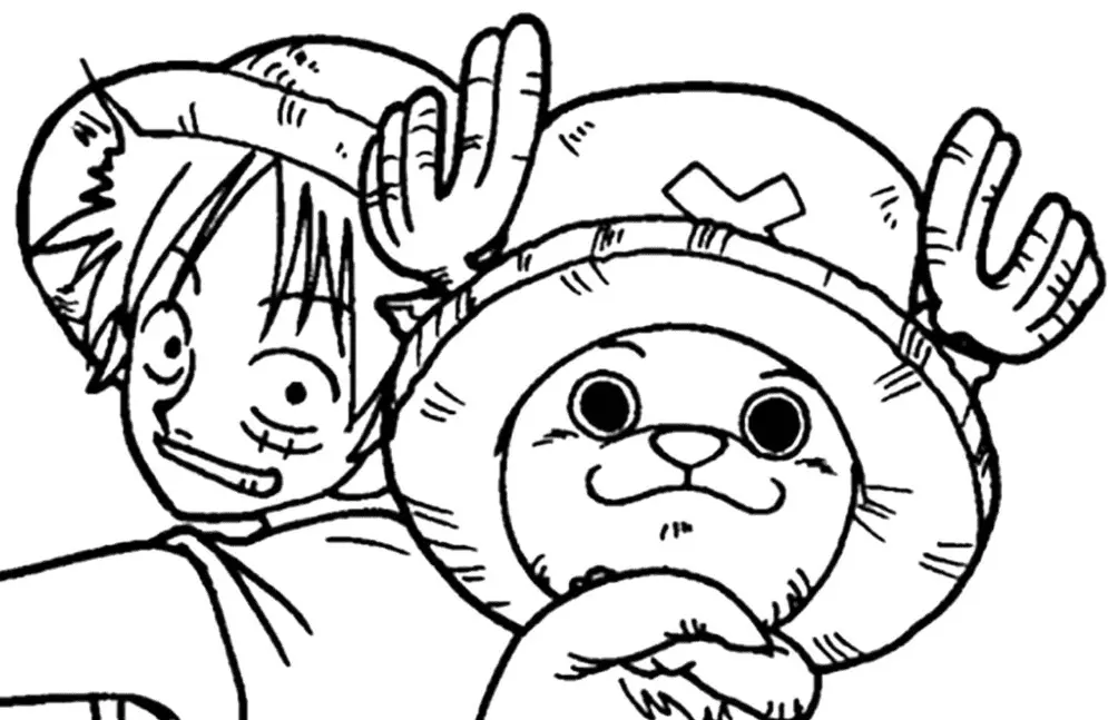 Desenhos de Tony Tony Chopper Para Colorir 3