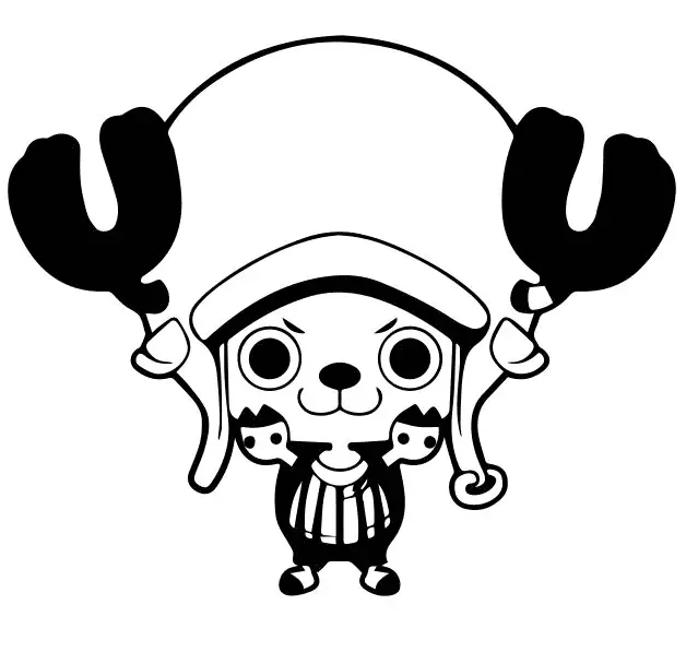 Desenhos de Tony Tony Chopper Para Colorir 33