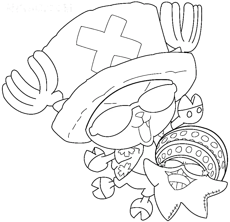 Desenhos de Tony Tony Chopper Para Colorir 35