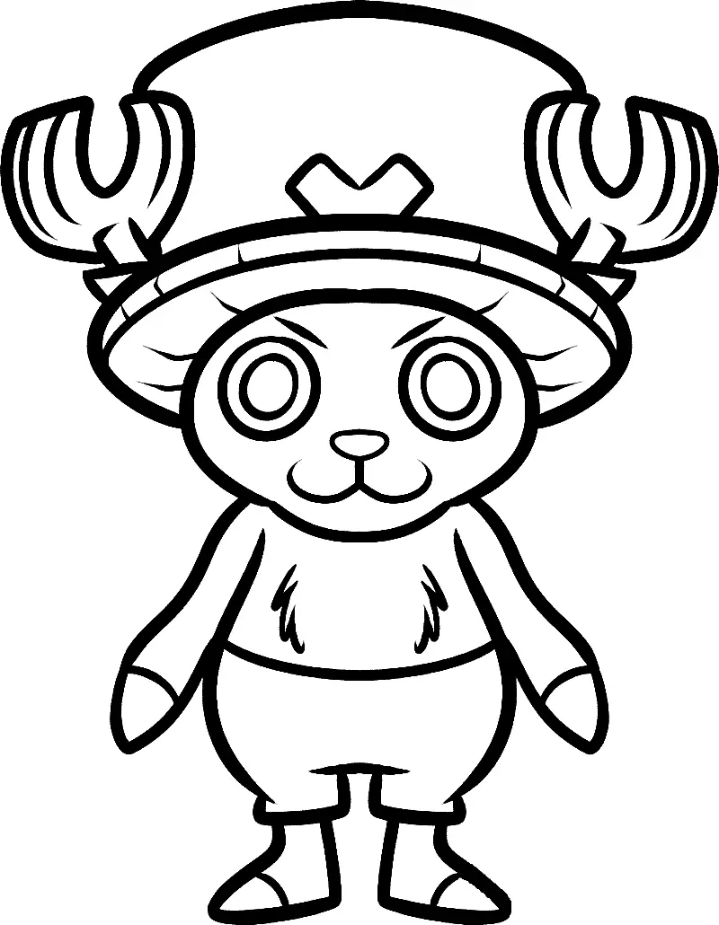 Desenhos de Tony Tony Chopper Para Colorir 40