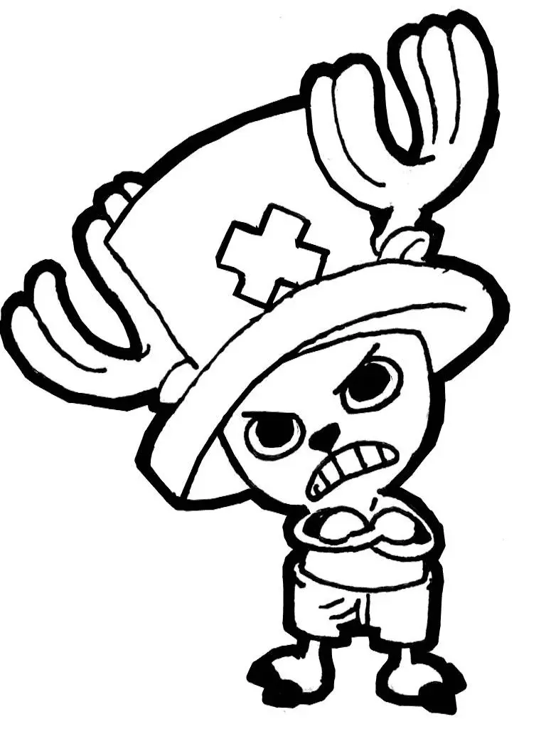 Desenhos de Tony Tony Chopper Para Colorir 45