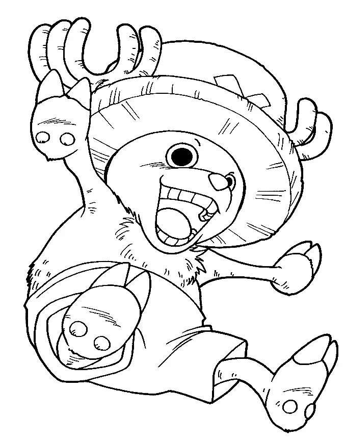 Desenhos de Tony Tony Chopper Para Colorir 46