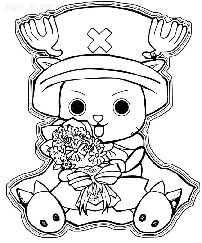 Desenhos de Tony Tony Chopper Para Colorir 48