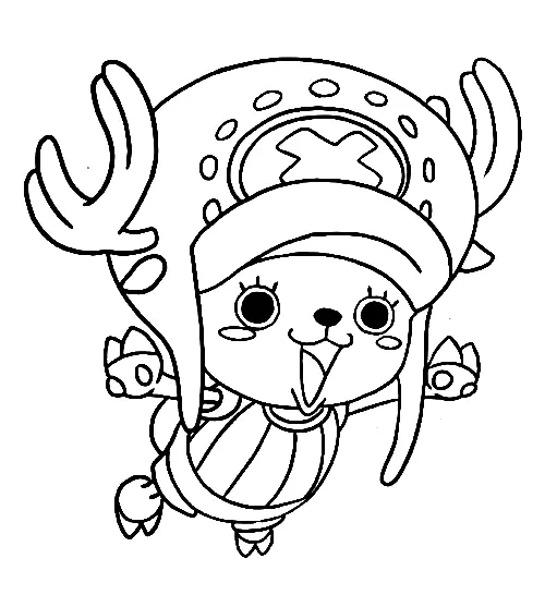 Desenhos de Tony Tony Chopper Para Colorir 5