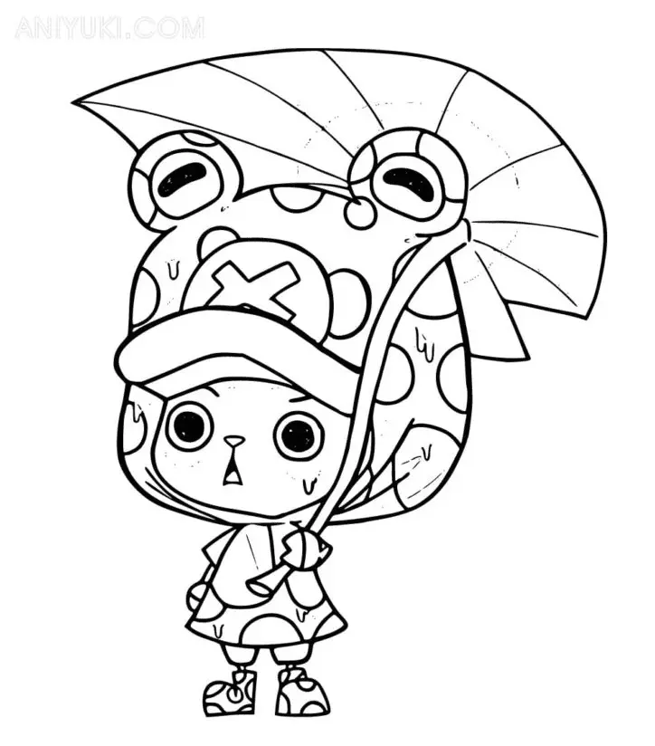 Desenhos de Tony Tony Chopper Para Colorir 6