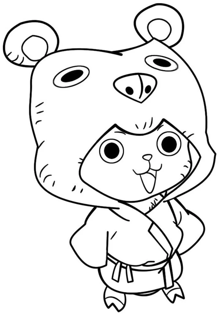 Desenhos de Tony Tony Chopper Para Colorir 8