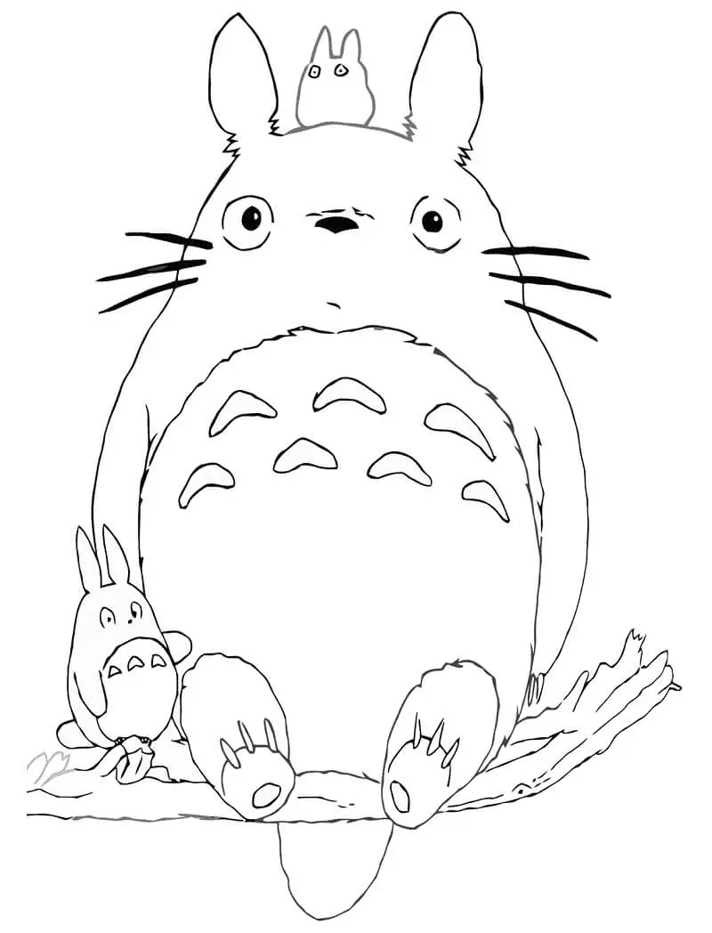 Desenhos de Totoro Para Colorir 10