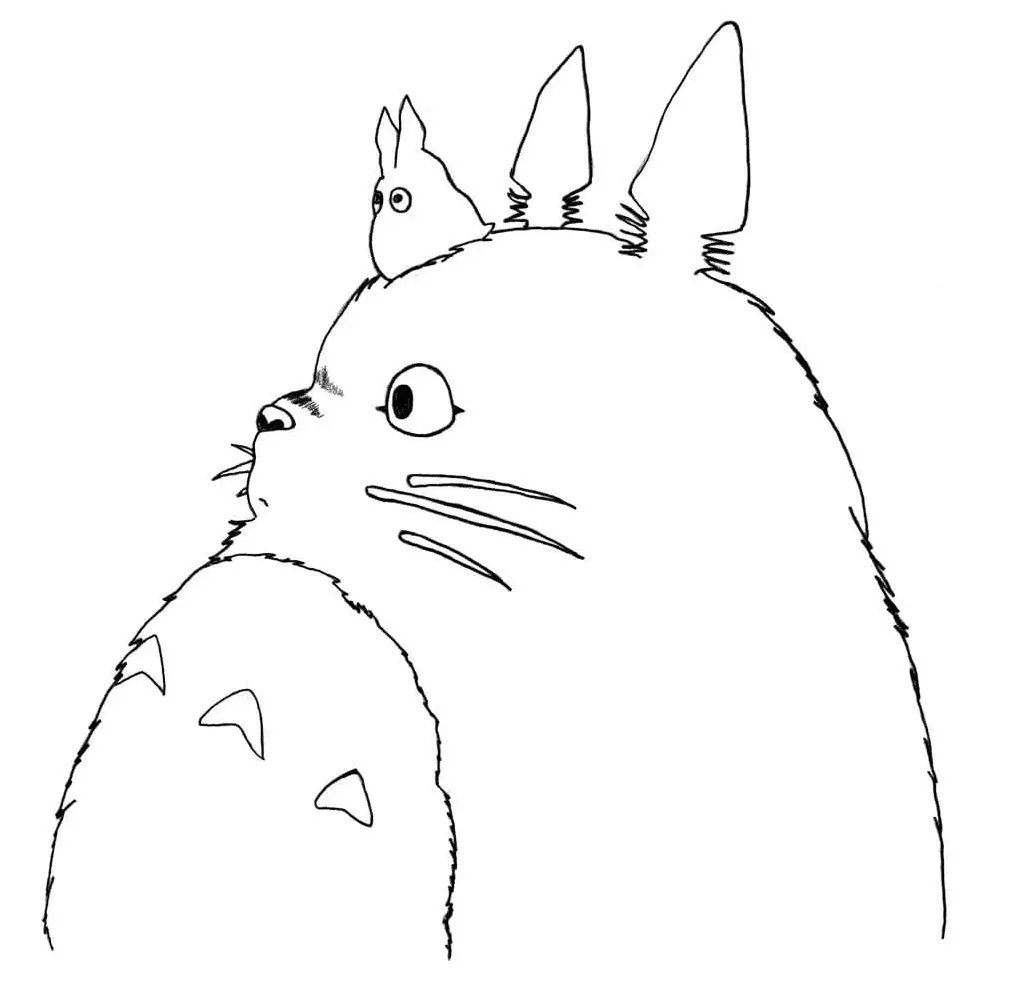 Desenhos de Totoro Para Colorir 12