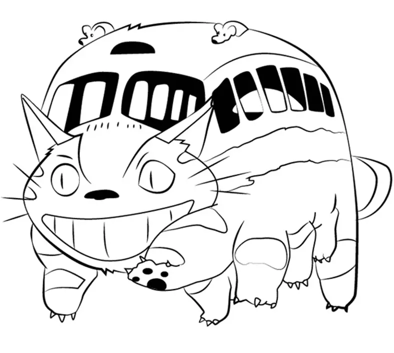 Desenhos de Totoro Para Colorir 17