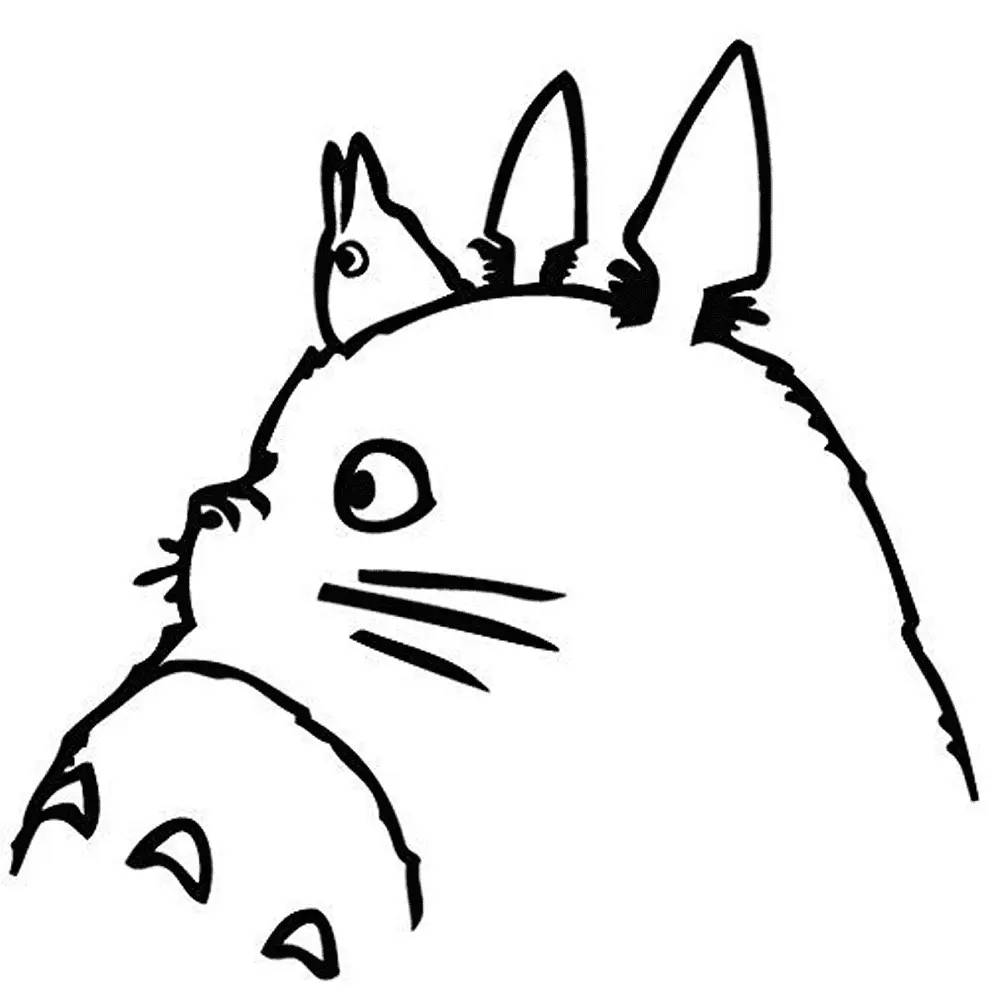 Desenhos de Totoro Para Colorir 19