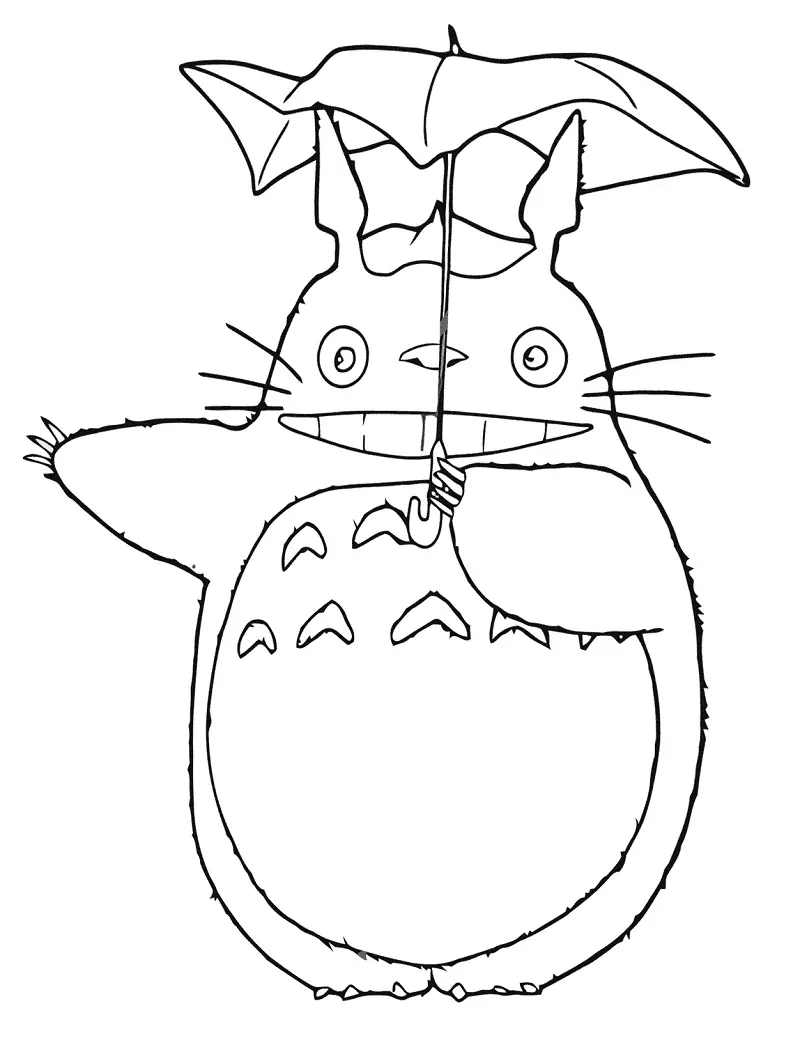 Desenhos de Totoro Para Colorir 22