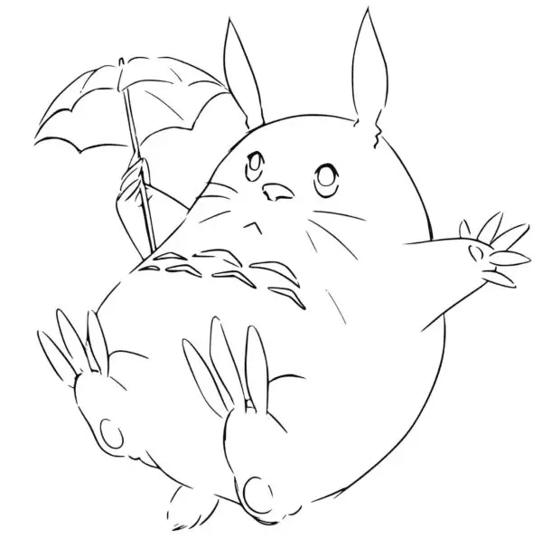 Desenhos de Totoro Para Colorir 25