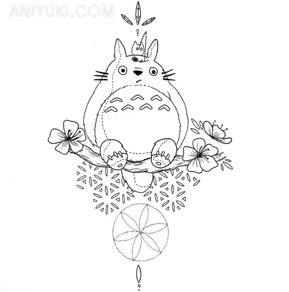 Desenhos de Totoro Para Colorir 26