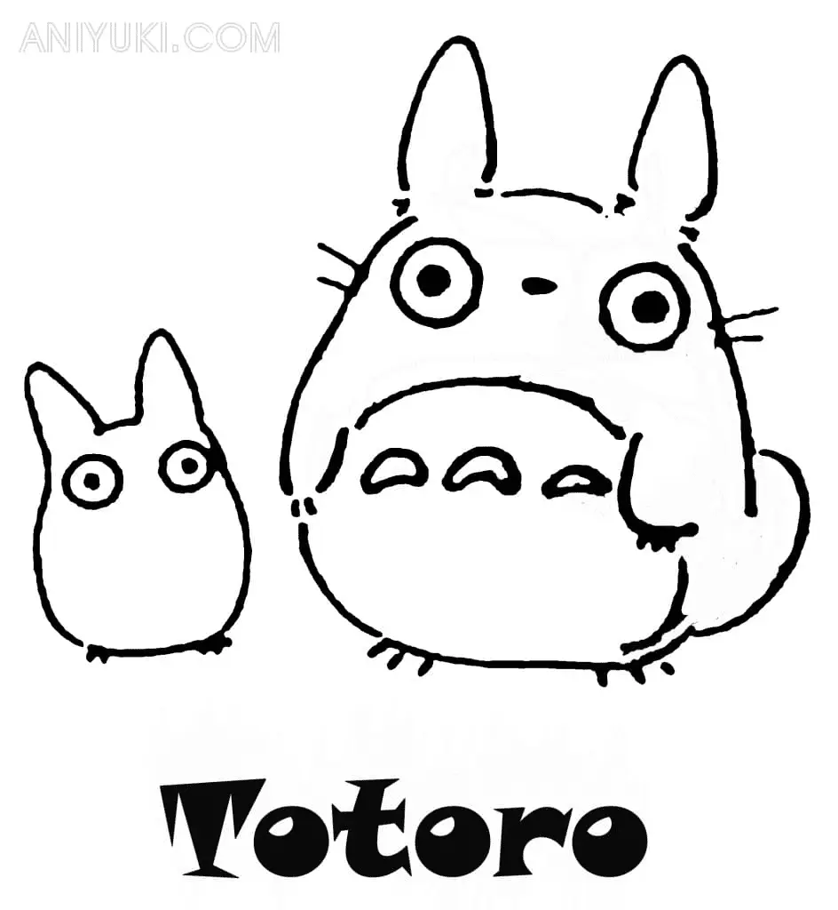 Desenhos de Totoro Para Colorir 28