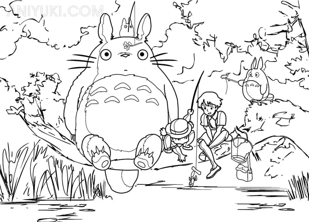 Desenhos de Totoro Para Colorir 3