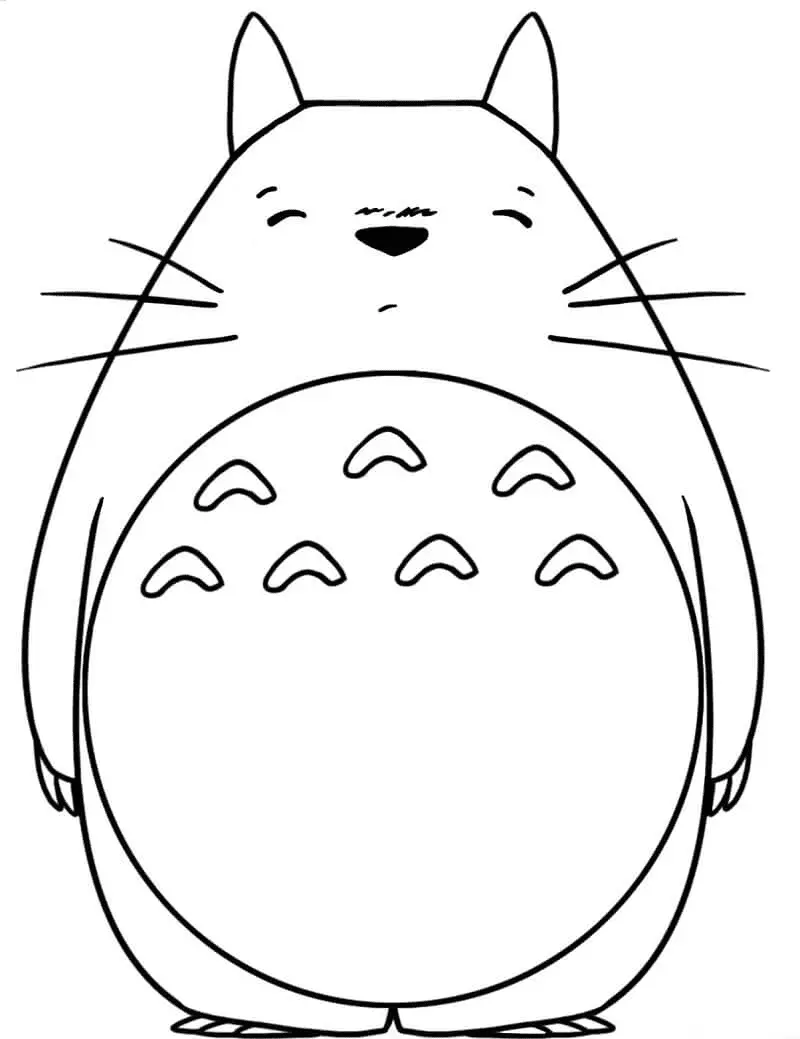 Desenhos de Totoro Para Colorir 32